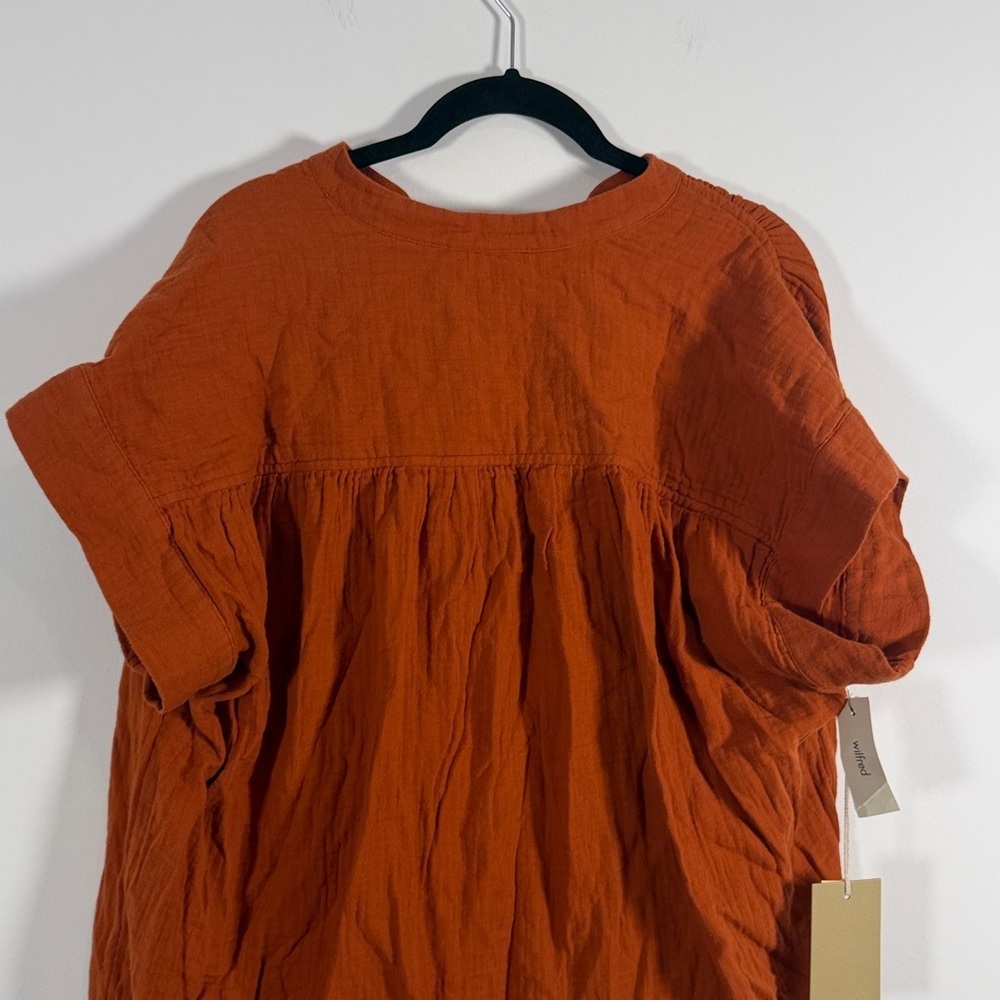 NWT Wilfred Tahoe Dress Copper Red - Missing Belt - Picture 9 of 11